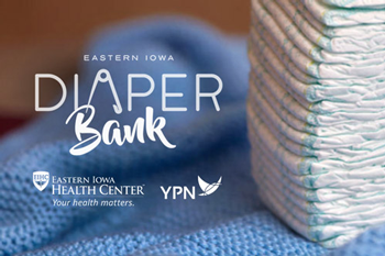 YPN partners with the Eastern Iowa Diaper Bank and the Eastern Iowa Health Center